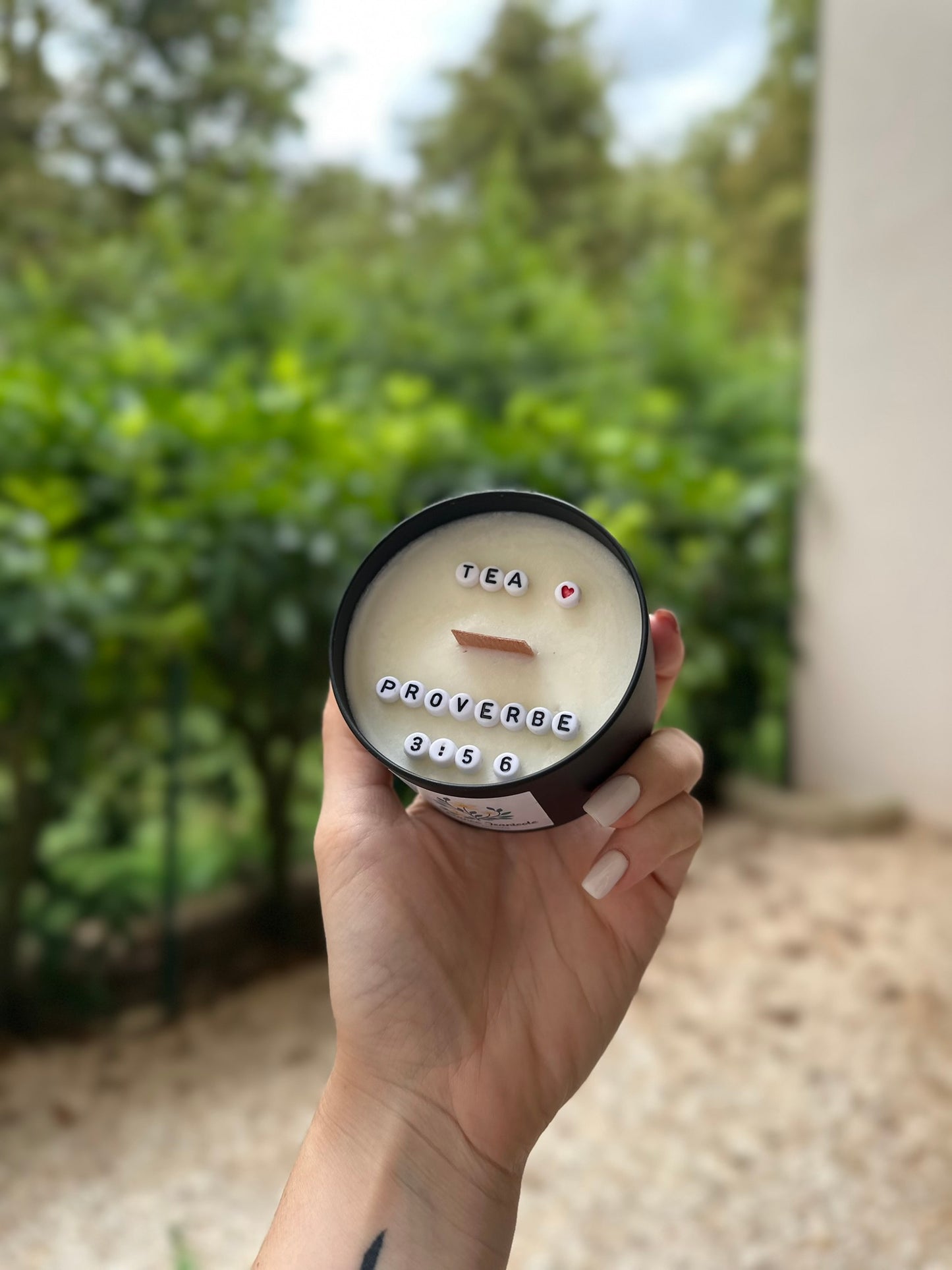 Bougie personnalisée