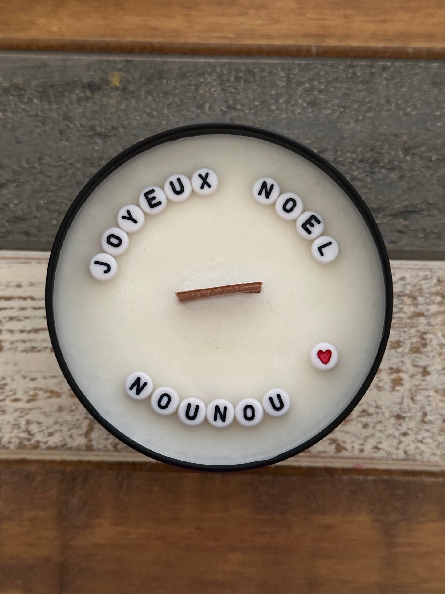 Bougie personnalisée